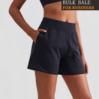 DK1408 yoga loose sports shorts pocket type