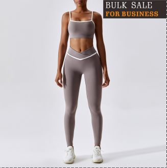 TZ8007 strape decor sport bra for girls workout clothing