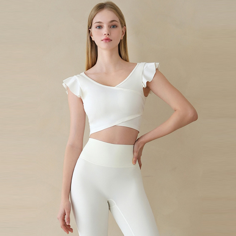 flouncing gym trainer t shirt best sports bra for teenager from gym clothing suppliers flouncing gym trainer t shirt best sports bra for teenager from gym clothing suppliers