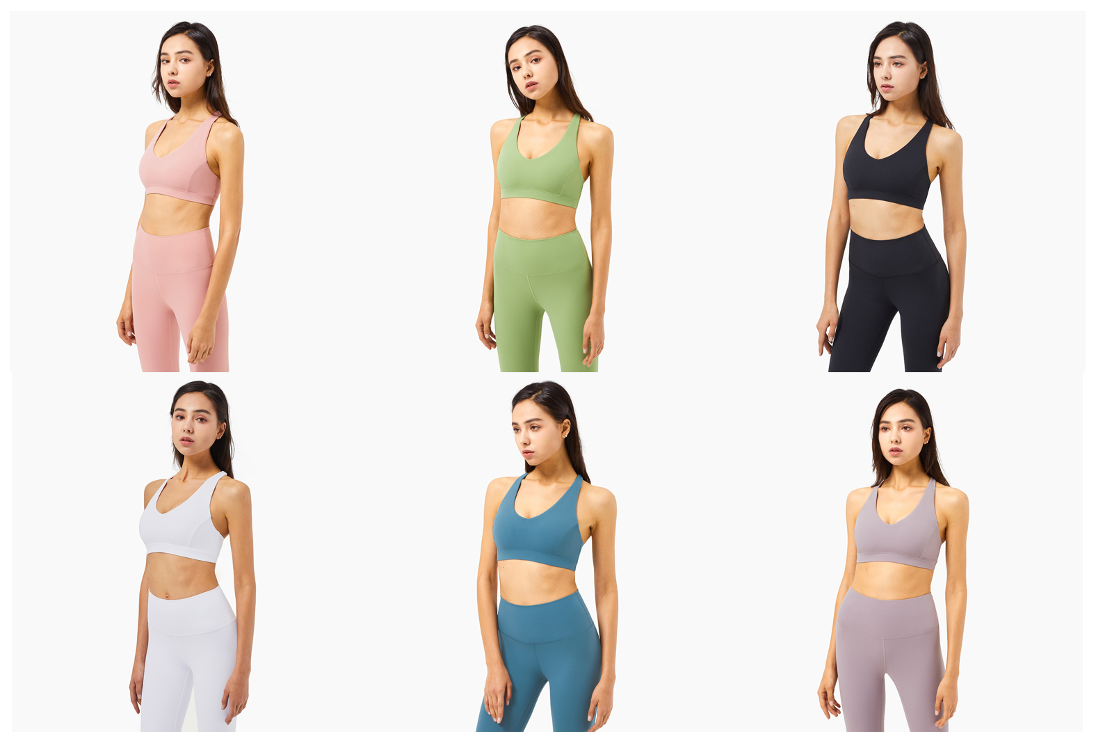 amazing colors fitness bras