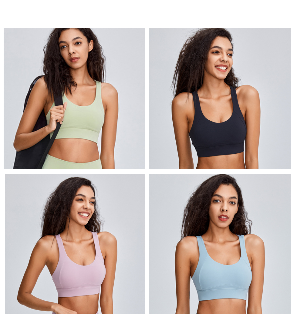 ultimate support bra green black pink blue soft touch light and breathable