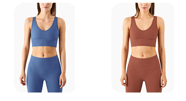 ink blue bronze yoga bra supportive sport bra