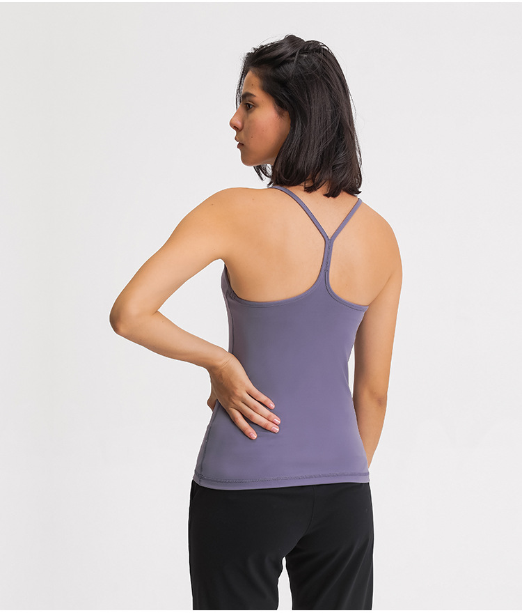 DT008 Y Back Sport Padded Singlet