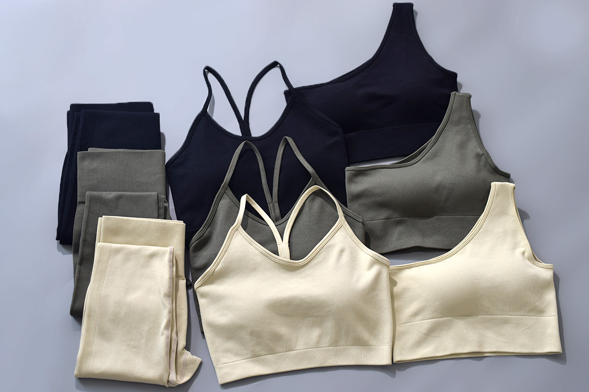 TZ2747 One Shoulder Seamless Set