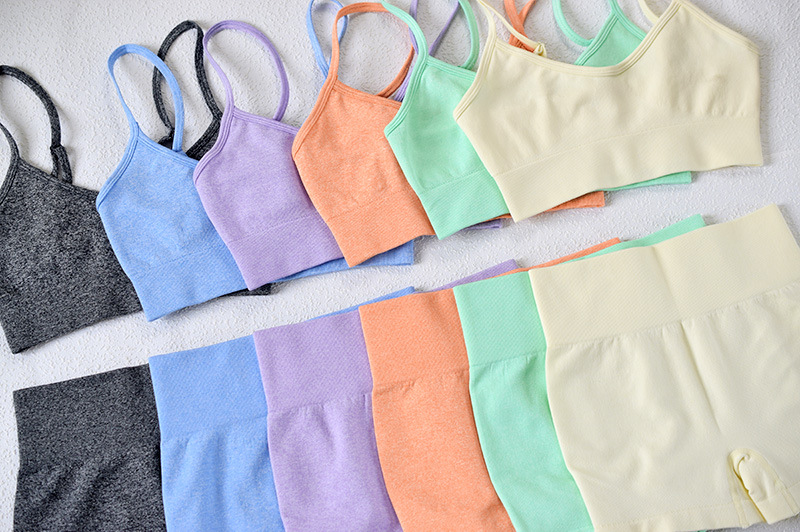 ZC2865 Seamless Shorts Set